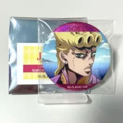 ジョジョの奇妙な冒険　場面写ホログラム缶バッジ　ジョルノ　JF2025