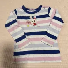ミキハウス　90 ロンT うさこ　テニス