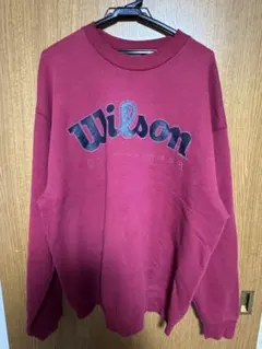 Wilson XL バーガンディ トレーナー