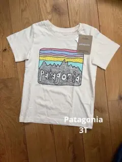 Patagonia 半袖Tシャツ オーガニックコットン 3T ナチュラル