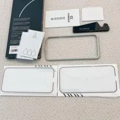 iPhone 13promax 用 ガラスフィルム 2枚セット 簡単ガイド粋付