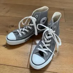 コンバース ハイカット グレー 23.5cm レディース 美品