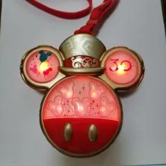 ミッキーマウス 30周年記念 LEDストラップ ディズニーランド シー