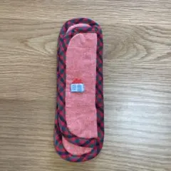 水筒カバー　肩紐カバー　ファミリア風　チェック　赤　紺 水筒カバー 肩紐カバー ファミリア風 チェック 赤 紺