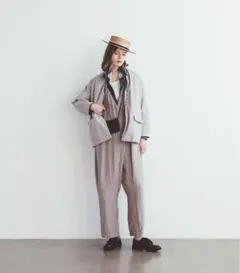紫陽花様専用】F/CE ロープメッシュ ロング ベスト(エクリュ) - メルカリ