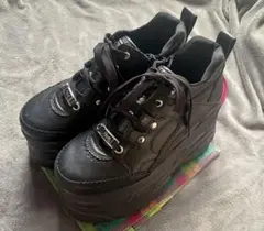 YOSUKE 厚底スニーカー 直営SHOP限定 ヨースケ ブラック