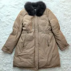 ✨️クリーニング済み✨️美品✨️ブルーフォックスコート 美品）ブルーフォックス付きファーコート