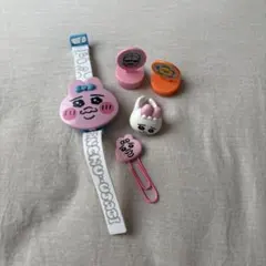 おぱんちゅうさぎ 時計 リング ガチャガチャ セット