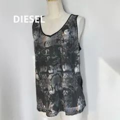 y2k タンクトップ　DIESEL archive ディーゼル　ノースリーブのサムネイル