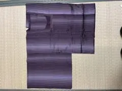 紫色ストライプ着物