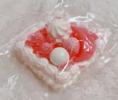 キラキラケーキ 四角 ピンク