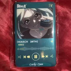 TO BE HERO X スクエアホログラム缶バッジ music ラッキーシアン