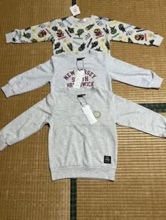 キッズ トレーナー 3枚セット110cmと120cmと130cmまとめ売り男の子