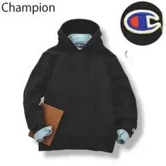 USA製 チャンピオン 赤単 リバースウィーブ パーカー 裏起毛 L ブラック