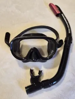 REEF TOURER シュノーケル＆マスク　セット　ブラック