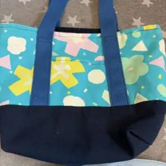 カラフルポップ柄 キャンバス地 ミニトートバッグのサムネイル