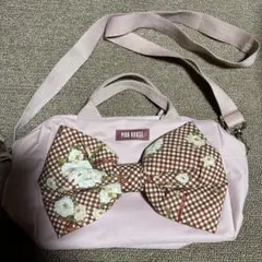 PINK HOUSE リボン付きショルダーバッグ