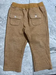 ファミリア ブラウンパンツ 80 前ポケット付き