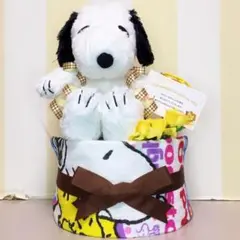●出産祝いに大人気！スヌーピー・オーボールの豪華おむつケーキ