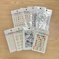 【まとめ売り】シール　百均　ラインストーン　ステッカー　デコレーション