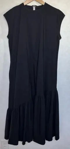 エンフォルド ENFOLD Washed COバルーンスリーブDRESS 黒 - メルカリ