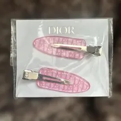 Dior ピンク ヘアピン 2個セット ノベルティ