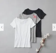 グンゼ　2分袖インナー　（白）（黒）2枚