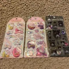 サンリオ　シールまとめ売り　ウォーターインシール　キラキララインストーンシール