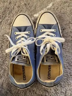 CONVERSE 青 スニーカー ローカット