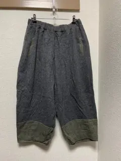 334 タマキニイメ ダックス ワイド イージー サルエルパンツ ブラウン