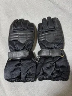 黒いスキーグローブ -GORETEX