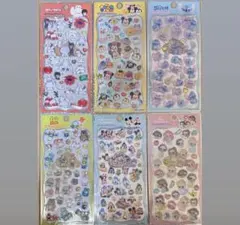 ⭐︎新品⭐︎ ディズニー プチドロップステッカー 6種セット①
