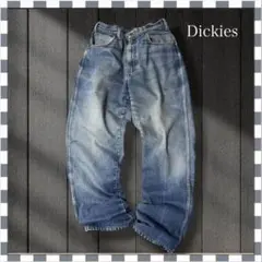 か*石様 3497/Dickiesディッキーズ フェードストレートデニムジーンズ