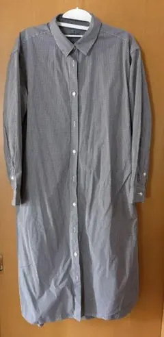 【美品】　無印良品　シャツワンピース　M