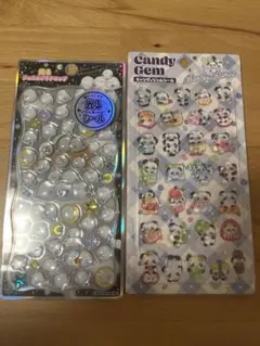 【正規品】光るジュエルプチドロップ　シマエナガ　など　2枚まとめ売り