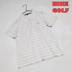 【NIKE GOLF】ナイキゴルフ FIT DRY ボーダー ポロシャツ S
