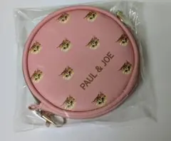 ゼクシィ付録 　PAUL&JOE 　ポールアンドジョー レザー調ラウンドポーチ