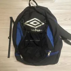 UMBRO サッカーボール収納バックパック ブラック ブルー