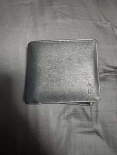 POLO 黒 二つ折り財布 レザー