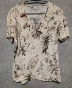 ポール・スミス　コレクション　フローラル柄　アート　Tシャツ