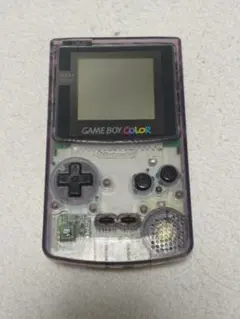 ゲームボーイカラー クリアパープル ジャンク品