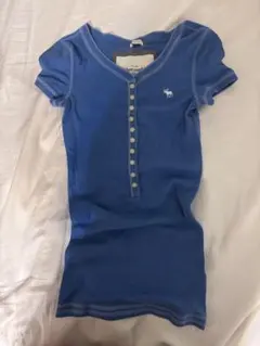 Abercrombie & Fitch 半袖Tシャツ XS 青 ブルー