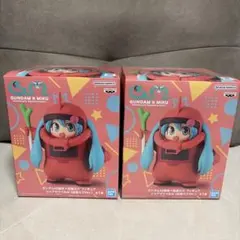 GUNDAM X MIKU シャアザクぐるみ　初音ミク　フィギュア 2体セット