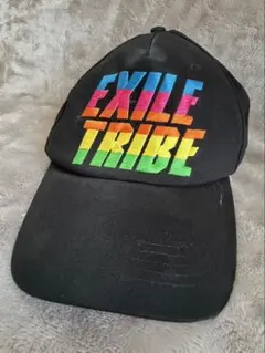 エグザイルトラベル ライブ限定 EXILE TRIBE 刺繍キャップ 黒/多色のサムネイル