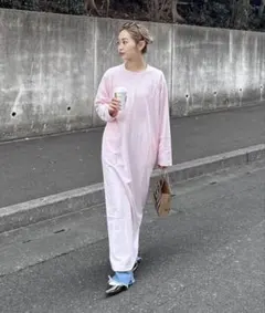 CIAOPANIC TYPY クルーネックロングカットワンピース