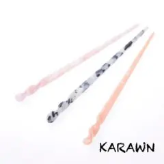ツイストデザイン かんざし 3本セット