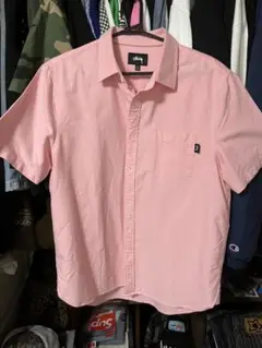 Stussy ピンク 半袖シャツ M
