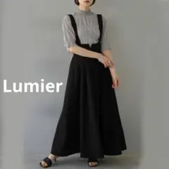 【未使用】Lumier　2way フレア ジャンパースカート ブラック　黒