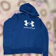 UNDER ARMOUR 青 パーカー Mサイズ140cm