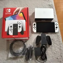 Nintendo Switch 有機ELモデル + ゲーム3本 オマケ付き - メルカリ
